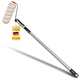 Pinto Deluxe® Farbrolle/Farbroller + Teleskopstab...