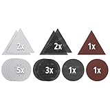 kwb by Einhell 15-tlg. Gitter-Schleifpapier Set...