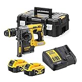 DeWalt SDS-plus XR Akku-Kombihammer (18V, 5 Ah,...